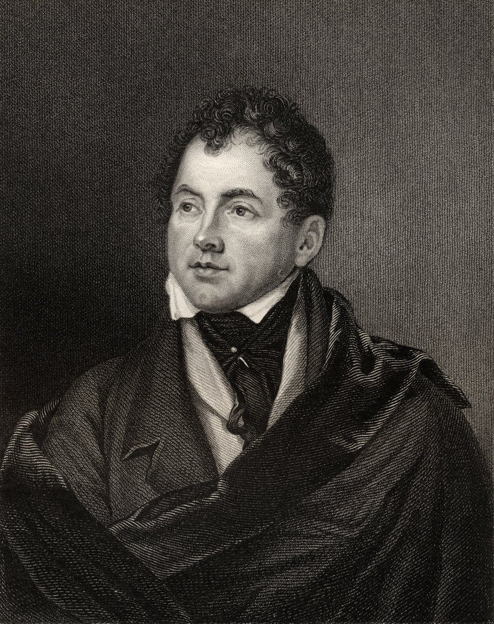 توماس مور ، محفور من قبل G. Adcock ، من &39;National Portrait Gallery ، المجلد الثالث&39; ، تم نشره عام 1835 بواسطة مدرسة اللغة الإنجليزية