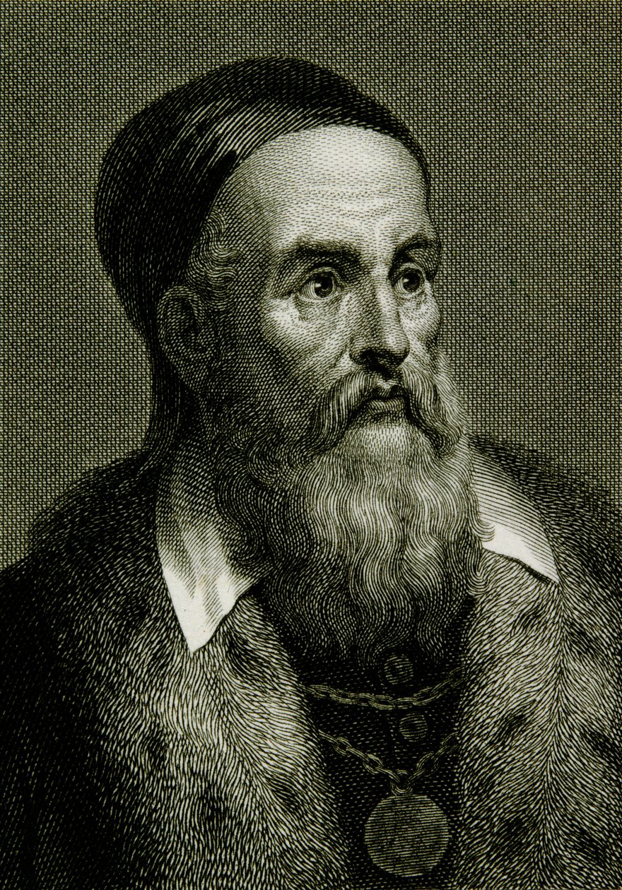 تيتيان (تيزيانو فيسيليو) (c.1488-1576) بواسطة مدرسة اللغة الإنجليزية