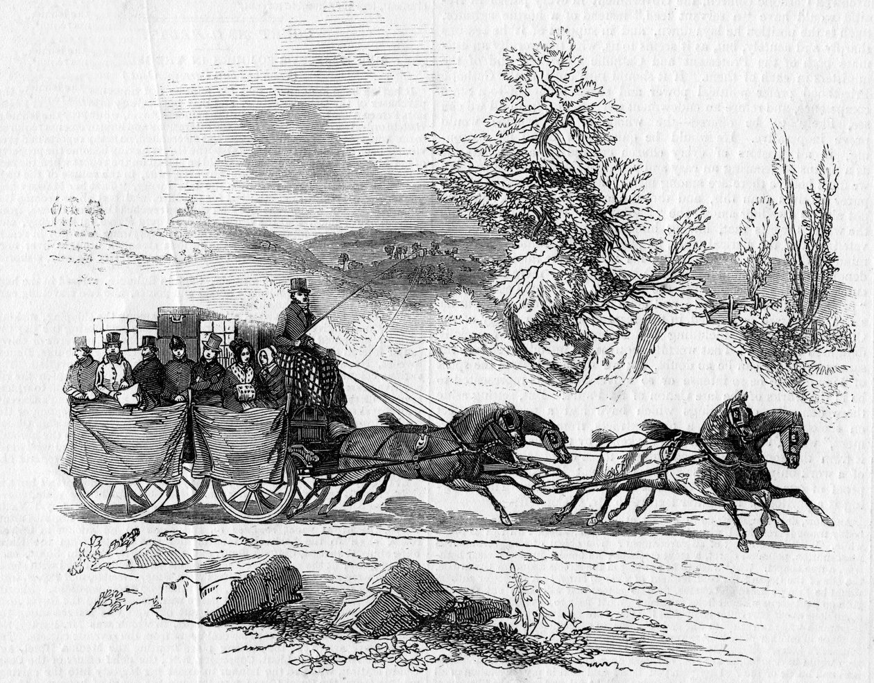 السفر في جنوب وغرب أيرلندا عام 1845 بواسطة مدرسة اللغة الإنجليزية