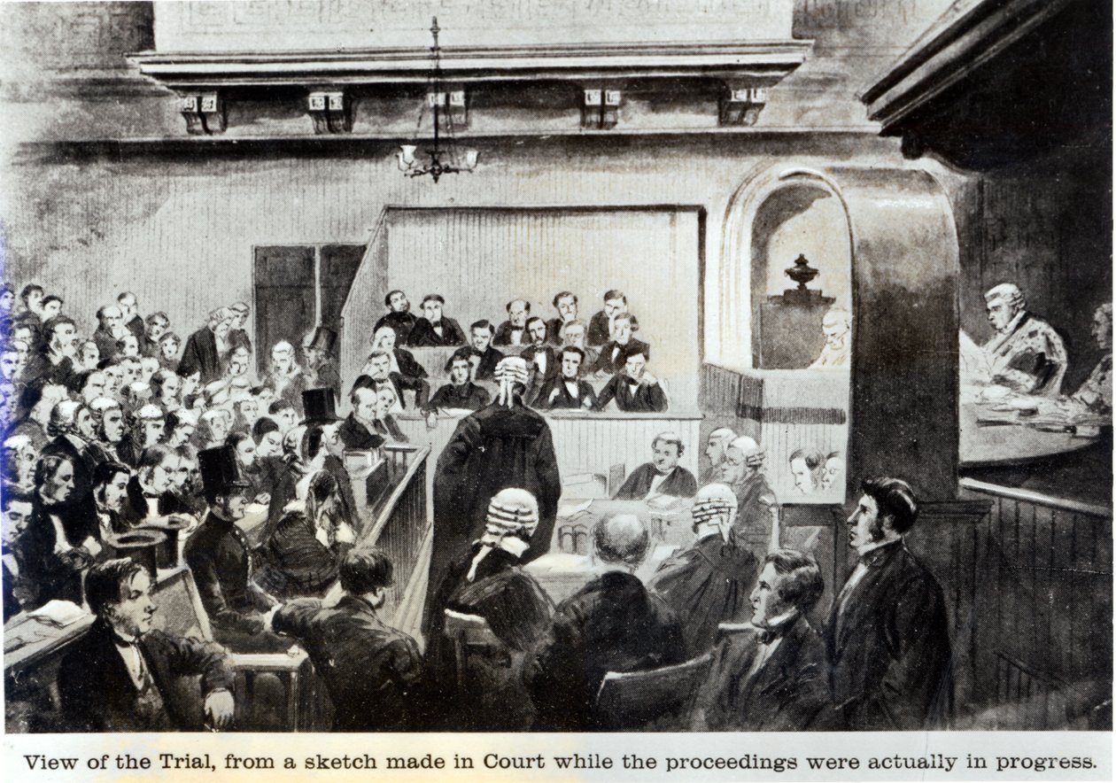 محاكمة مادلين سميث ، 1857 بواسطة مدرسة اللغة الإنجليزية