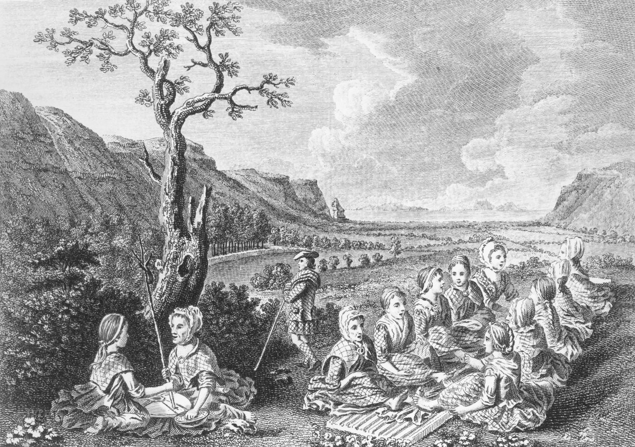 نساء في كويرن ولواغاد مع إطلالة على تاليسكير من "جولة في اسكتلندا" بواسطة مدرسة اللغة الإنجليزية