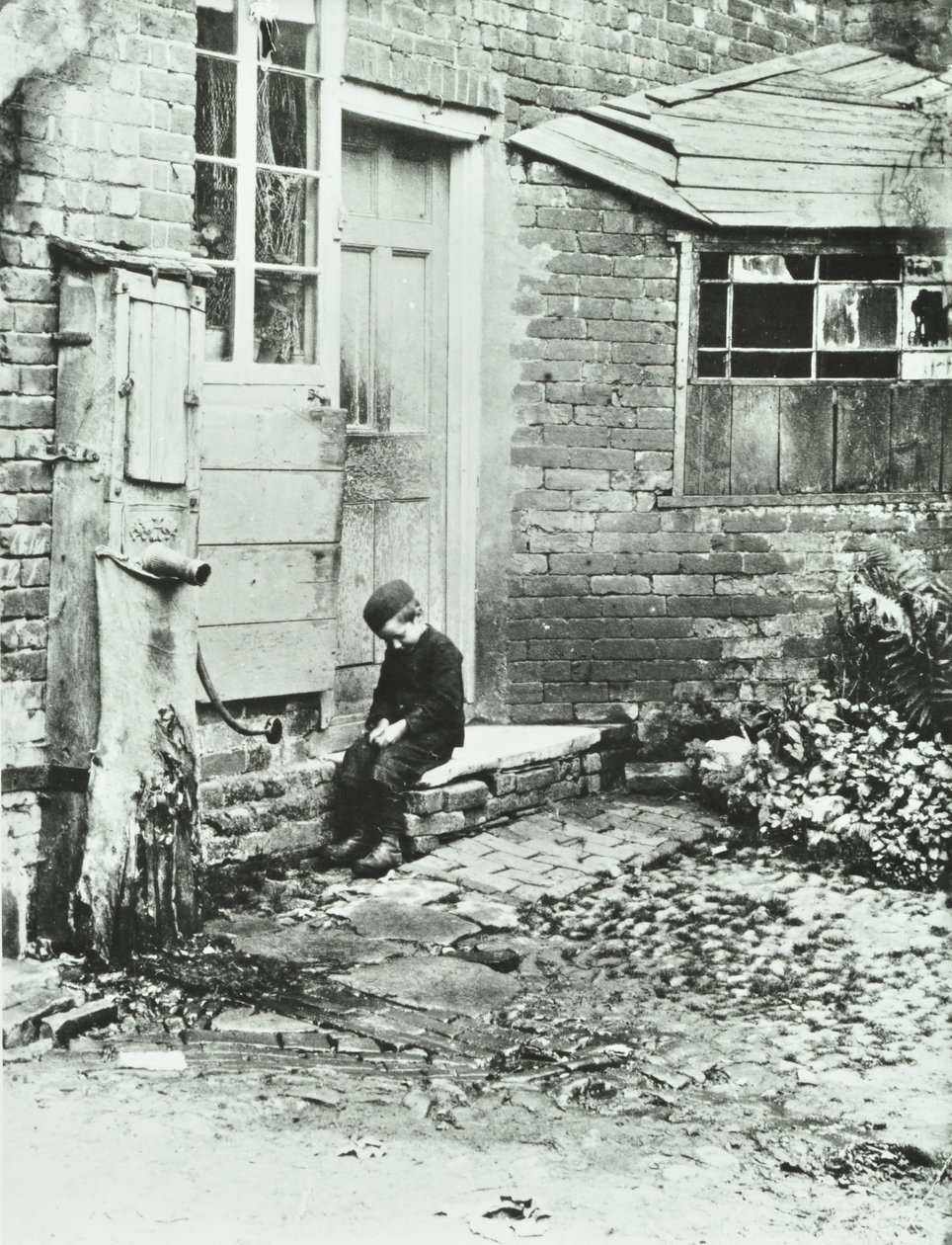 صبي في Frogmore ، لندن ، 1888 بواسطة مصور انجليزى