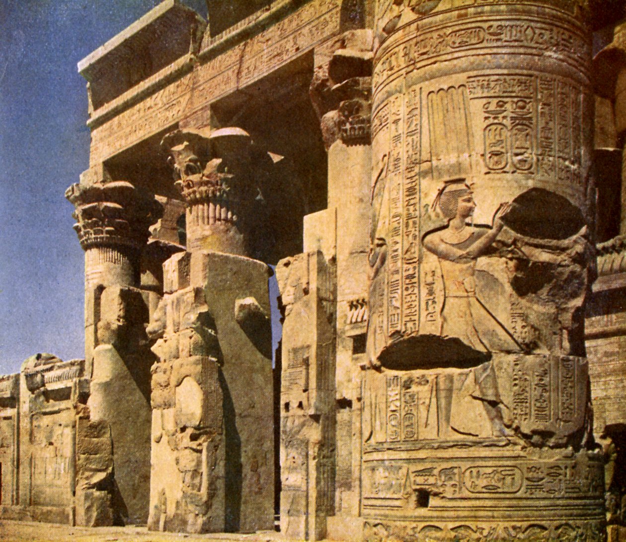 مصر- معبد كوم امبو بواسطة مصور انجليزى