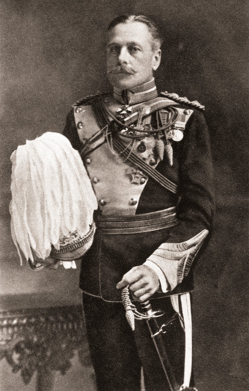 المشير دوجلاس هيج ، أول إيرل هيج ، من أخبار الحرب المصورة ، 1915 بواسطة مصور انجليزى