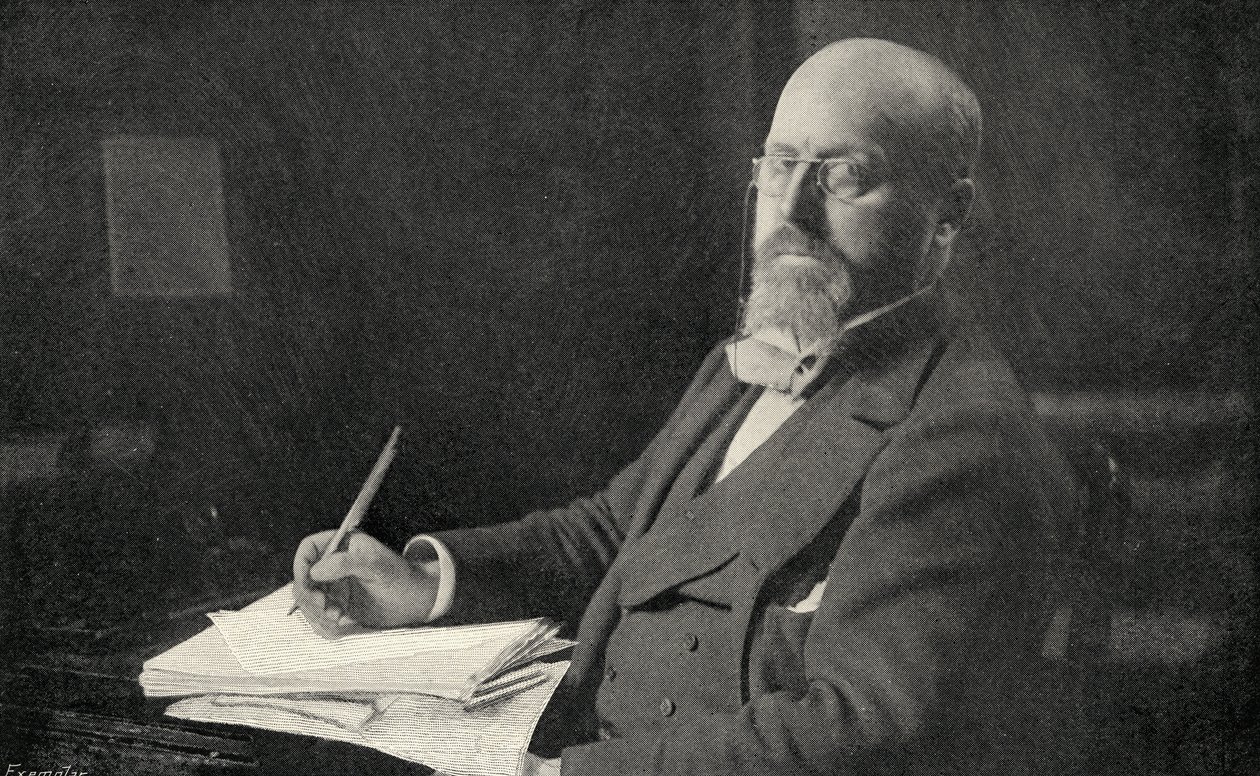 هنري جيمس (1843-1916) في دراسته بواسطة مصور انجليزى