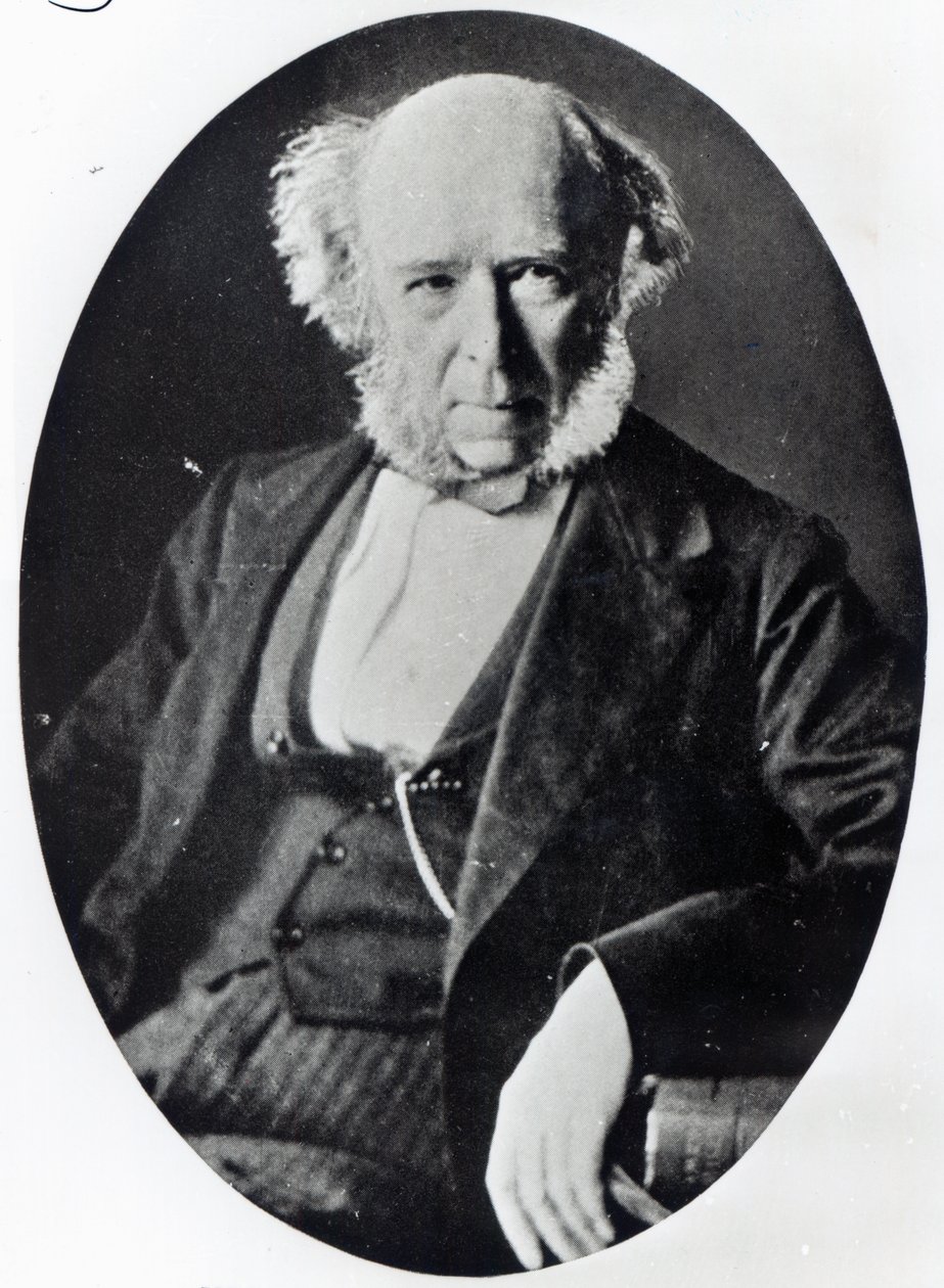هربرت سبنسر (1820-1903) بواسطة مصور انجليزى
