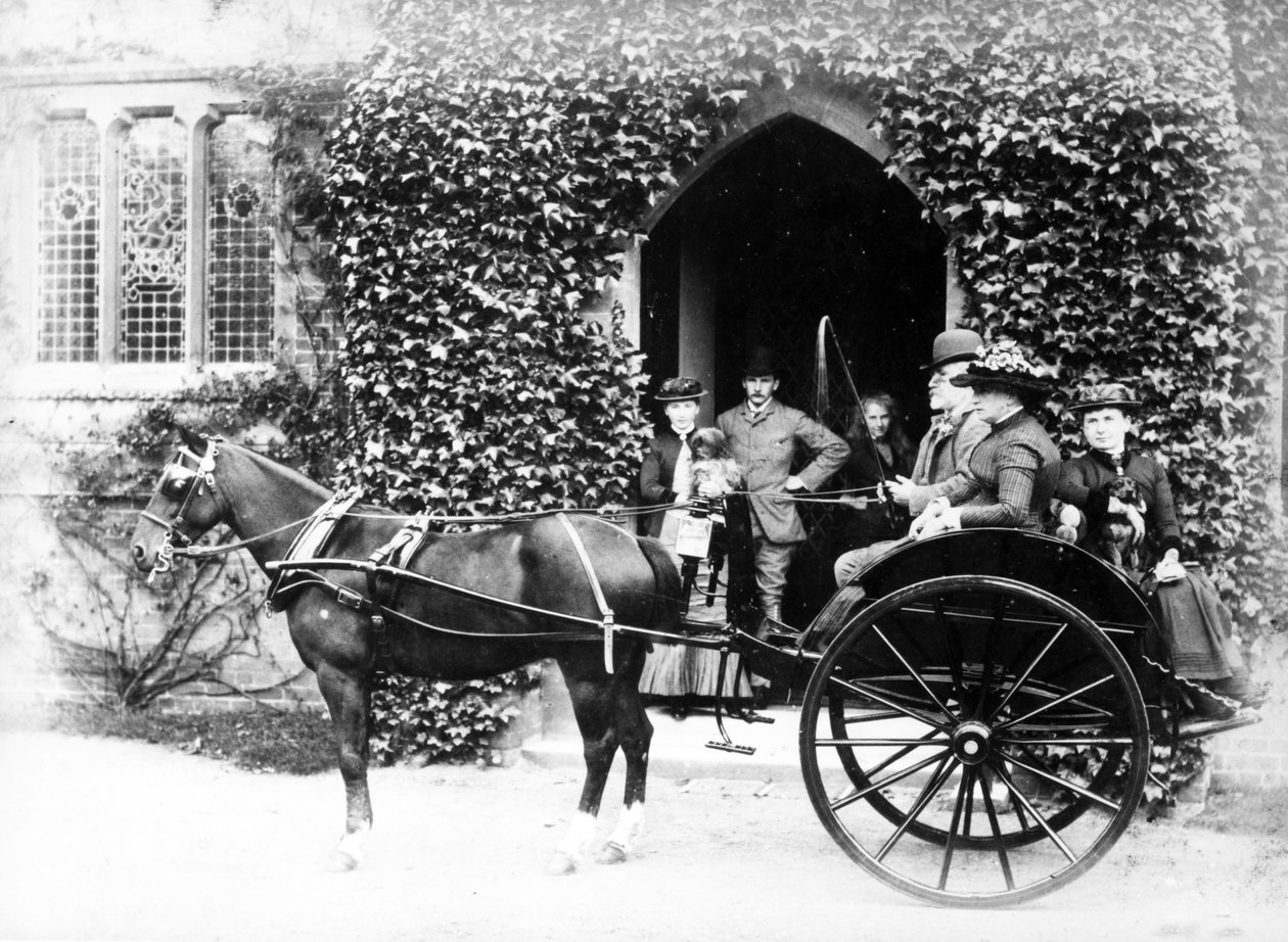 ركوب الخيل والفخ ، c.1890 بواسطة مصور انجليزى