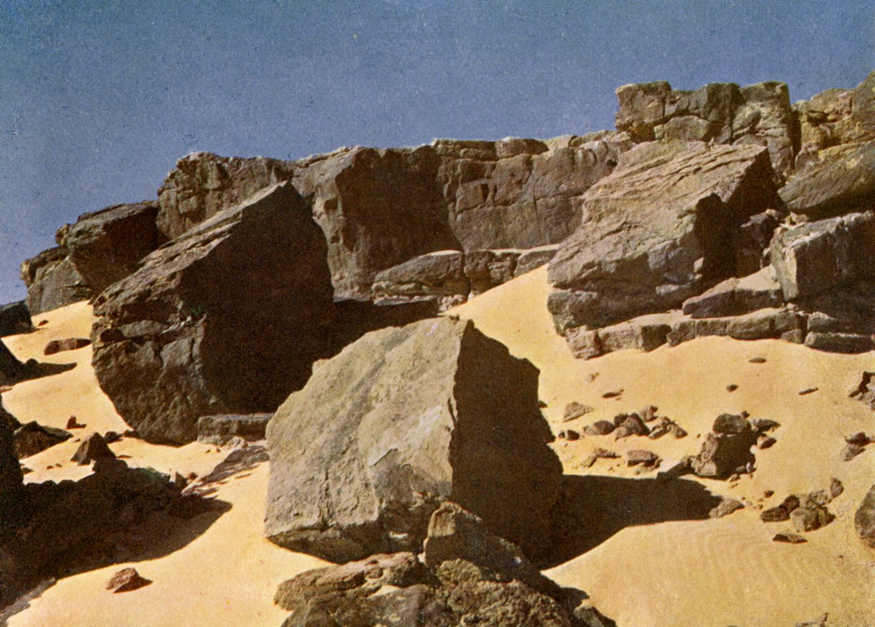 في الصحراء ، مصر بواسطة مصور انجليزى