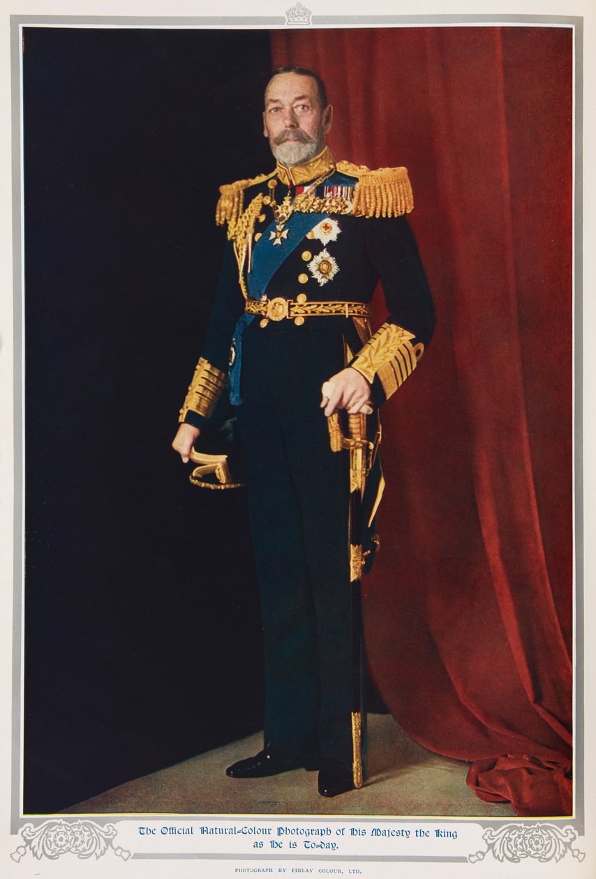 الملك جورج الخامس عام 1935 بواسطة مصور انجليزى