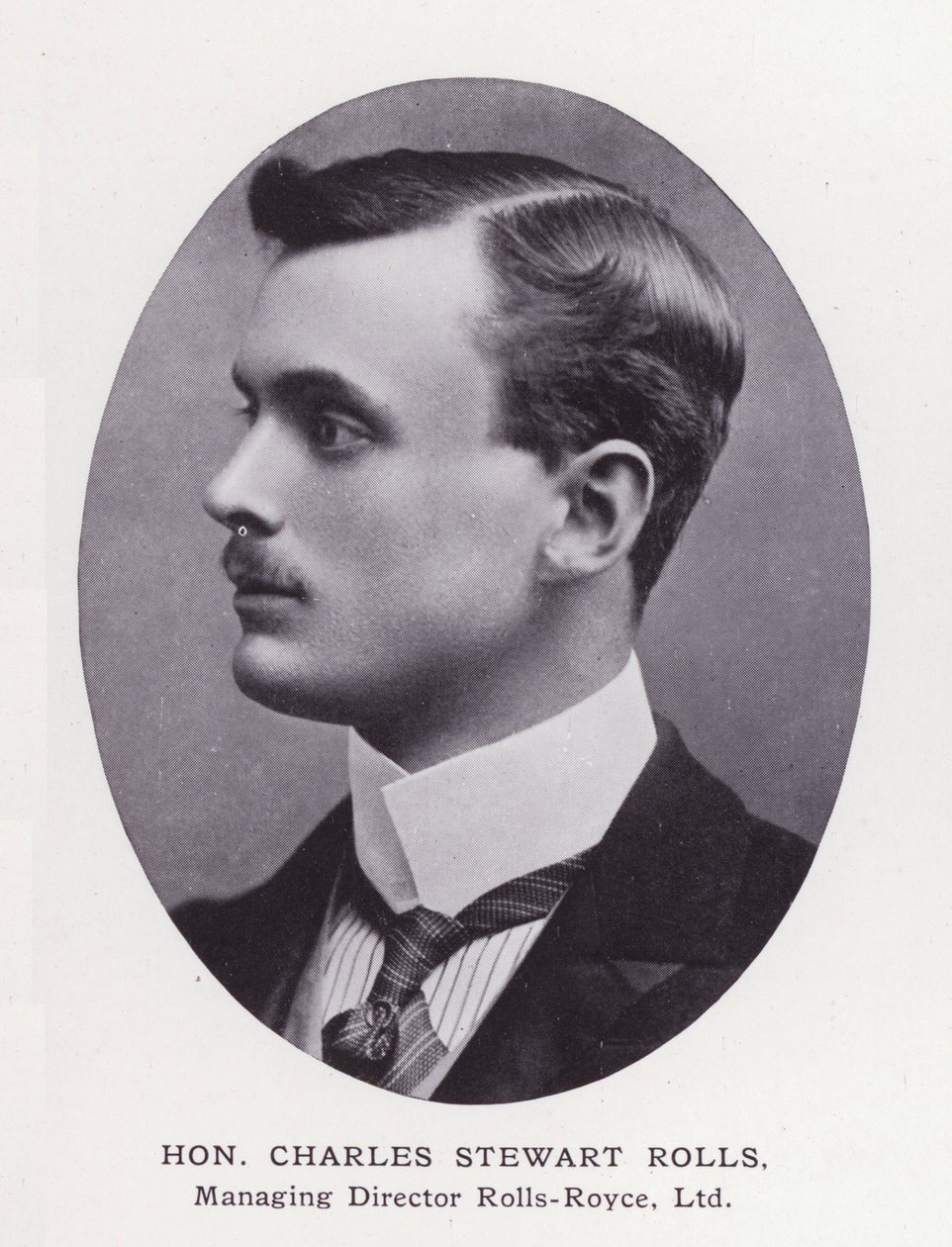 Prominent Men of London: Hon Charles Stewart Rolls (b/w photo) بواسطة مصور انجليزى