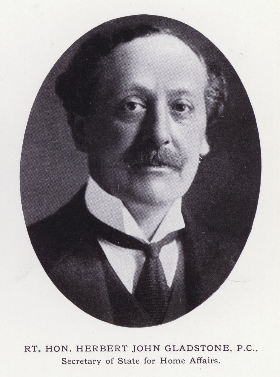 Prominent Men of London: Rt Hon Herbert John Gladstone (b/w photo) بواسطة مصور انجليزى