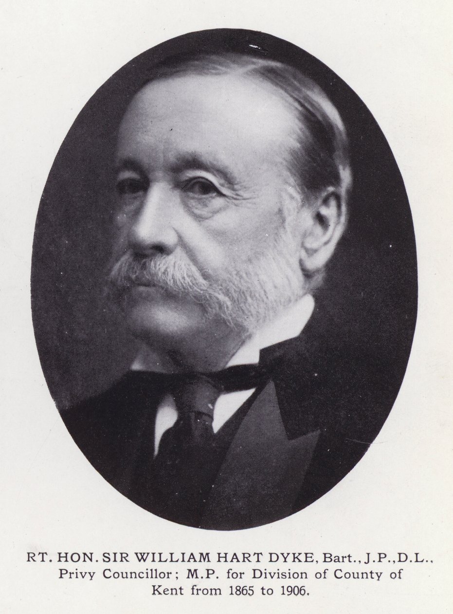 رجال لندن البارزون: Rt Hon Sir William Hart Dyke (b / w photo) بواسطة مصور انجليزى