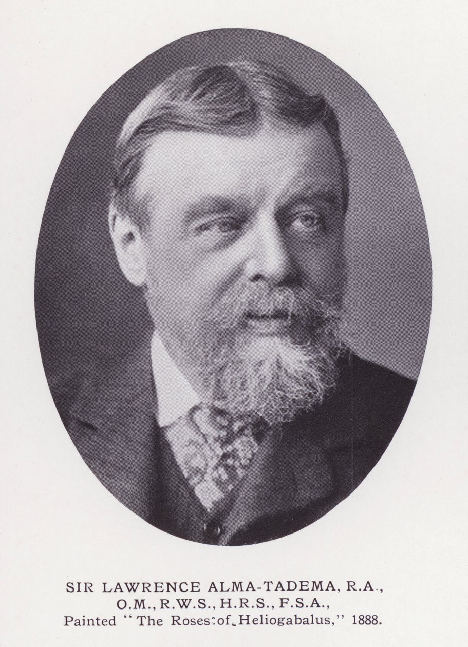 Prominent Men of London: Sir Lawrence Alma-Tadema (b/w photo) بواسطة مصور انجليزى