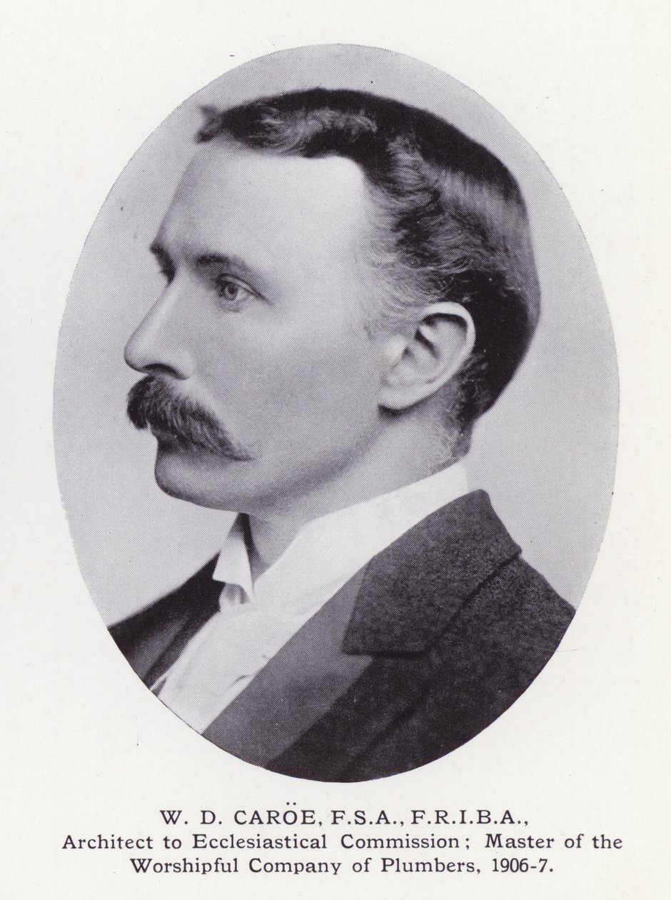 Prominent Men of London: W D Caroe (b/w photo) بواسطة مصور انجليزى