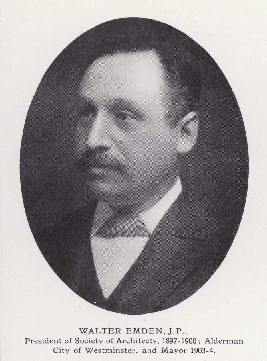 Prominent Men of London: Walter Emden (b/w photo) بواسطة مصور انجليزى