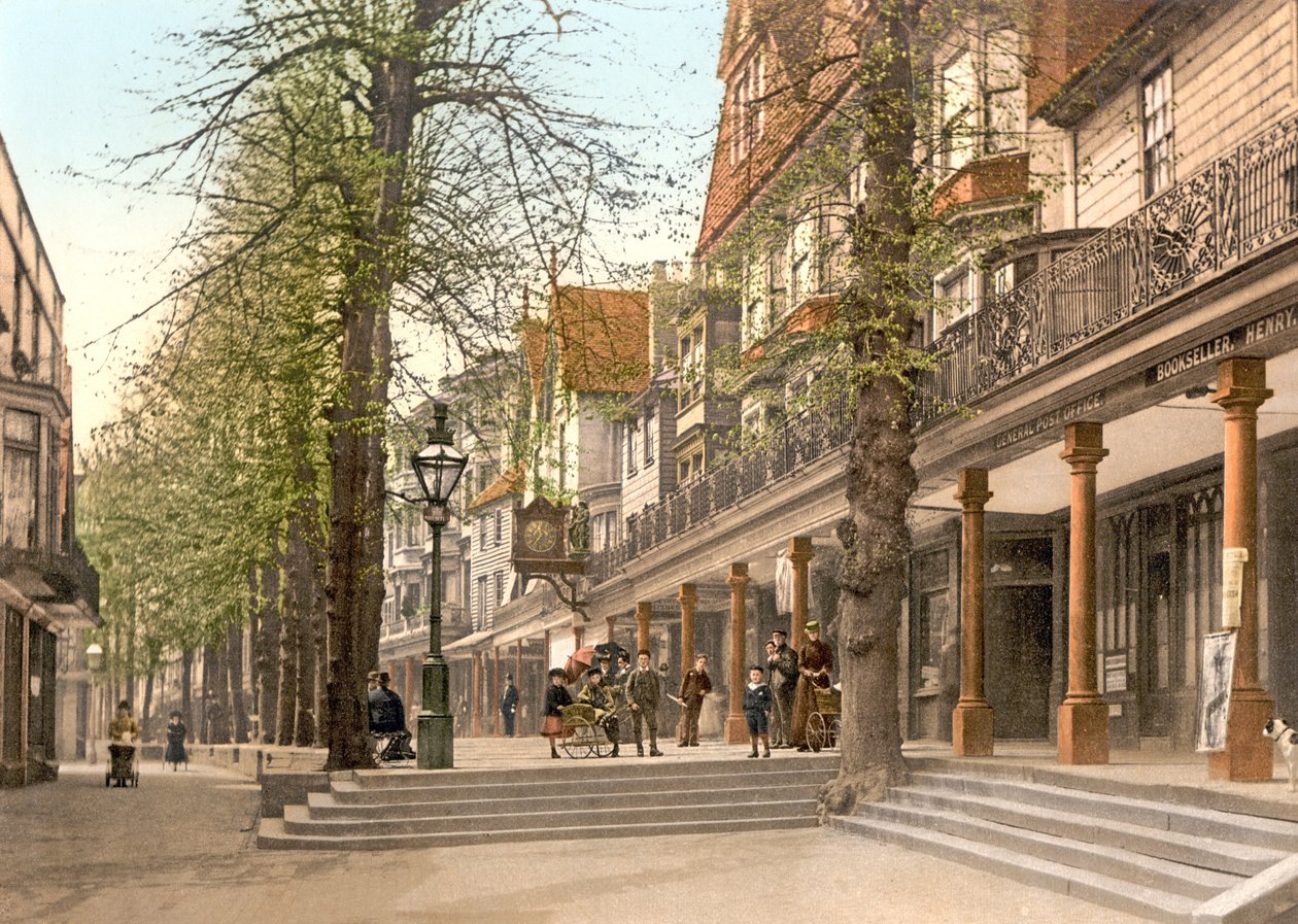 ال Pantiles في Tunbridge Wells ، 1890-1900 بواسطة مصور انجليزى