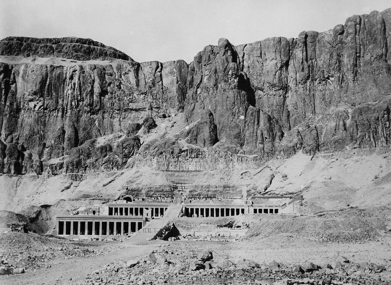 معبد الملكة حتشبسيت ، 1904-05 بواسطة مصور انجليزى
