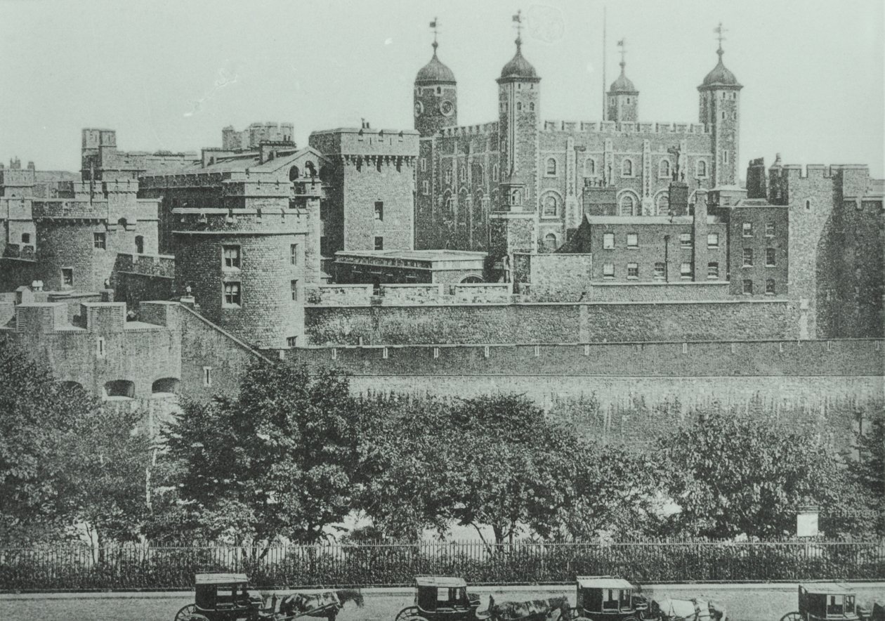 برج هيل: منظر لبرج لندن ، 1895 بواسطة مصور انجليزى