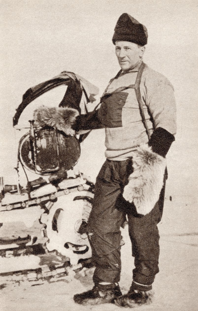 وليام لاشلي ، من فيلم "South With Scott" من تأليف ERGR Evans ، c.1910-13 (صور من وزن الجسم) بواسطة مصور انجليزى