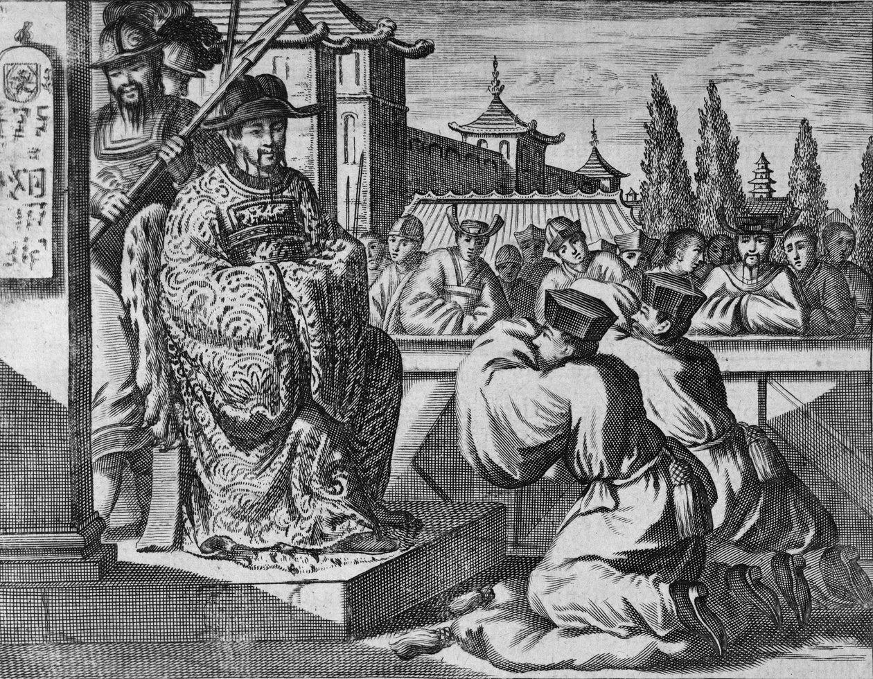 حاكم مقاطعة صيني ، توضيح من وصف السفارات إلى الصين ، 1690 بواسطة مدرسة اللغة الإنجليزية