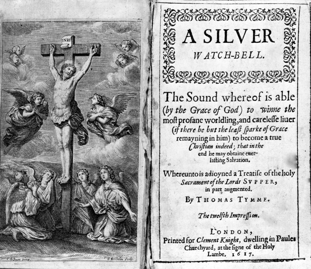 جرس ساعة فضي من تأليف توماس تيم ، 1617 بواسطة مدرسة اللغة الإنجليزية