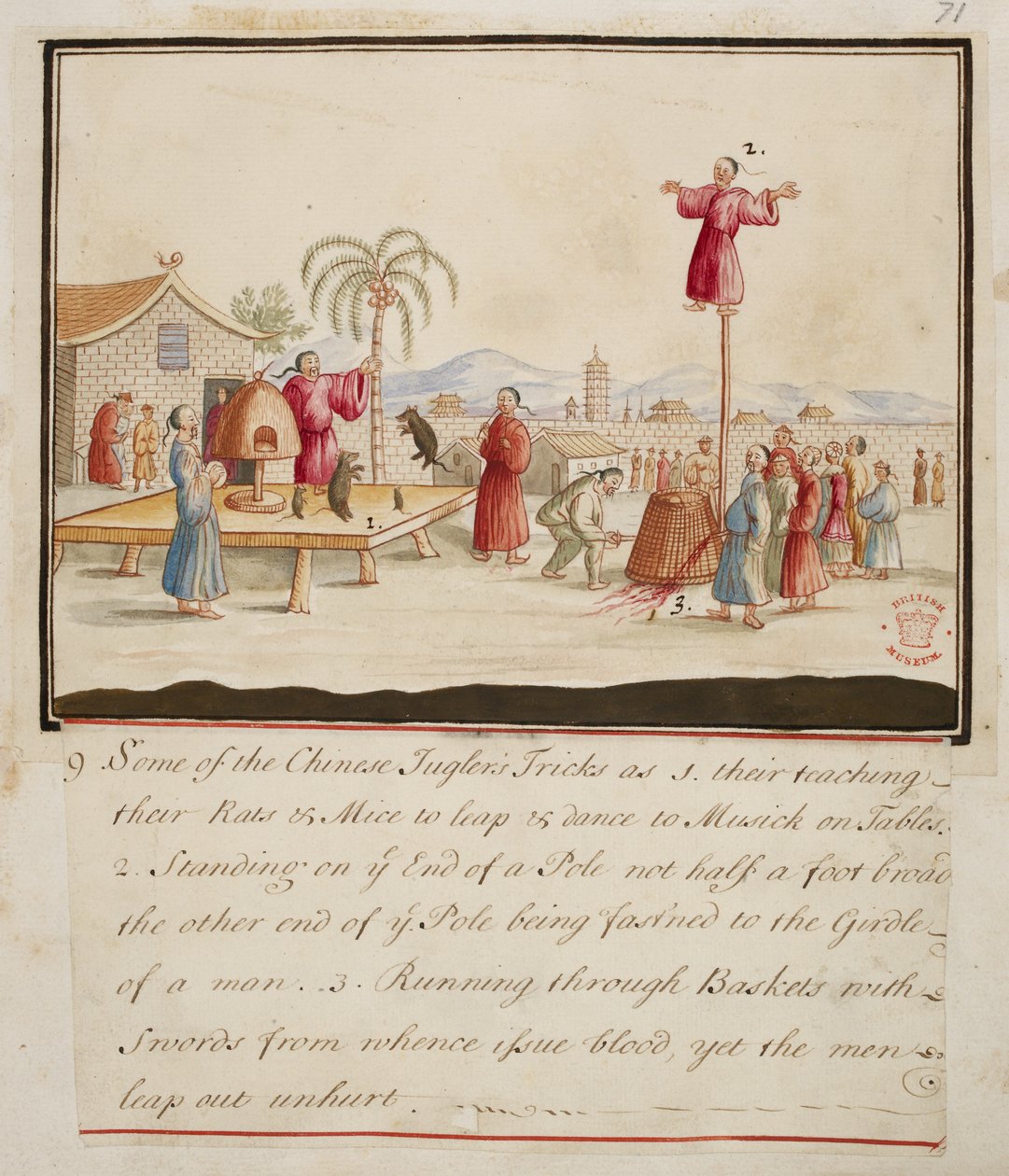يضيف. 5353، f.71 بعض حيل المشعوذ الصيني ، من مجموعات أزياء دول مختلفة بواسطة مدرسة اللغة الإنجليزية