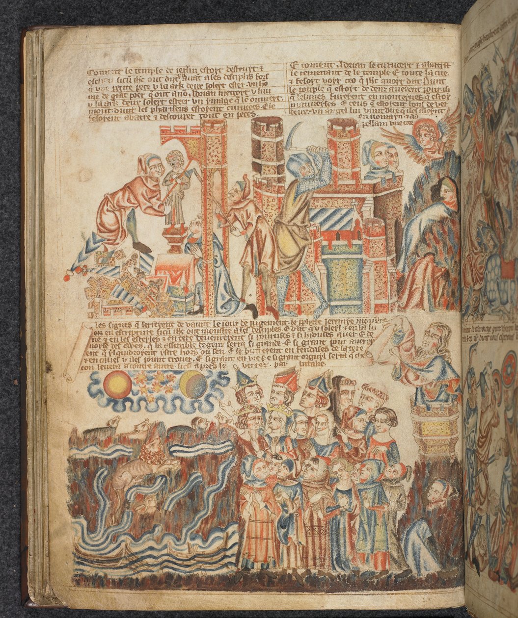 يضيف. MS 47682، f.39v from the Holkham Bible Picture Book 