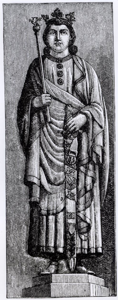 ألفونسو العاشر (1221-84) "الحكيم" ، ملك قشتالة ، رسم توضيحي من "العلوم والأدب في العصور الوسطى وعصر النهضة" ، كتبه ونقشه بول لاكروا ، 1878 بواسطة مدرسة اللغة الإنجليزية