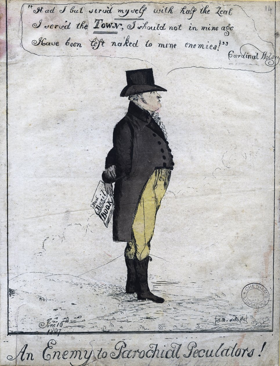العدو ل Peculators !، 1807 (النقش الملون) بواسطة مدرسة اللغة الإنجليزية