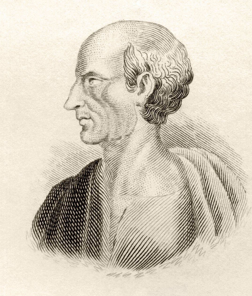 Antisthenes ، من "قاموس Crabbes التاريخي" ، نشر في عام 1825 بواسطة مدرسة اللغة الإنجليزية