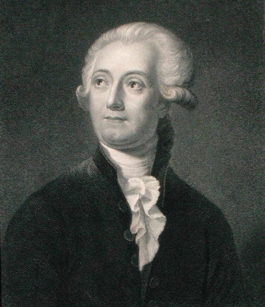 أنطوان لوران لافوازييه (1743-94) من معرض الصور ، نُشر عام 1833 (نقش) بواسطة مدرسة اللغة الإنجليزية