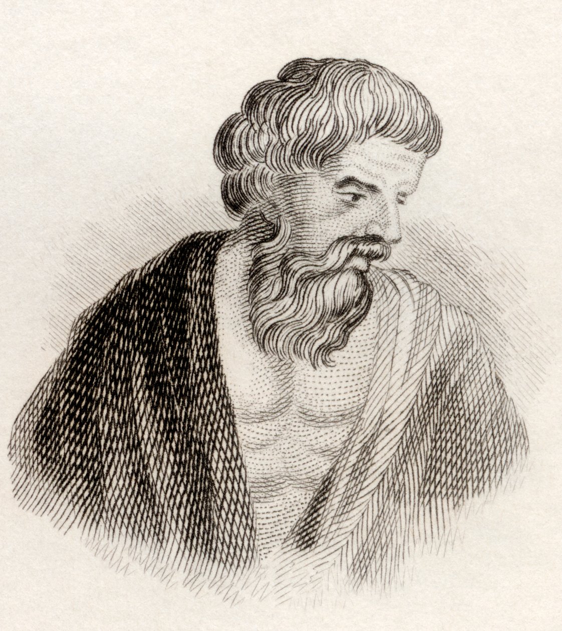 أريستوماوس ، من "قاموس كرابيس التاريخي" ، نُشر عام 1825 بواسطة مدرسة اللغة الإنجليزية