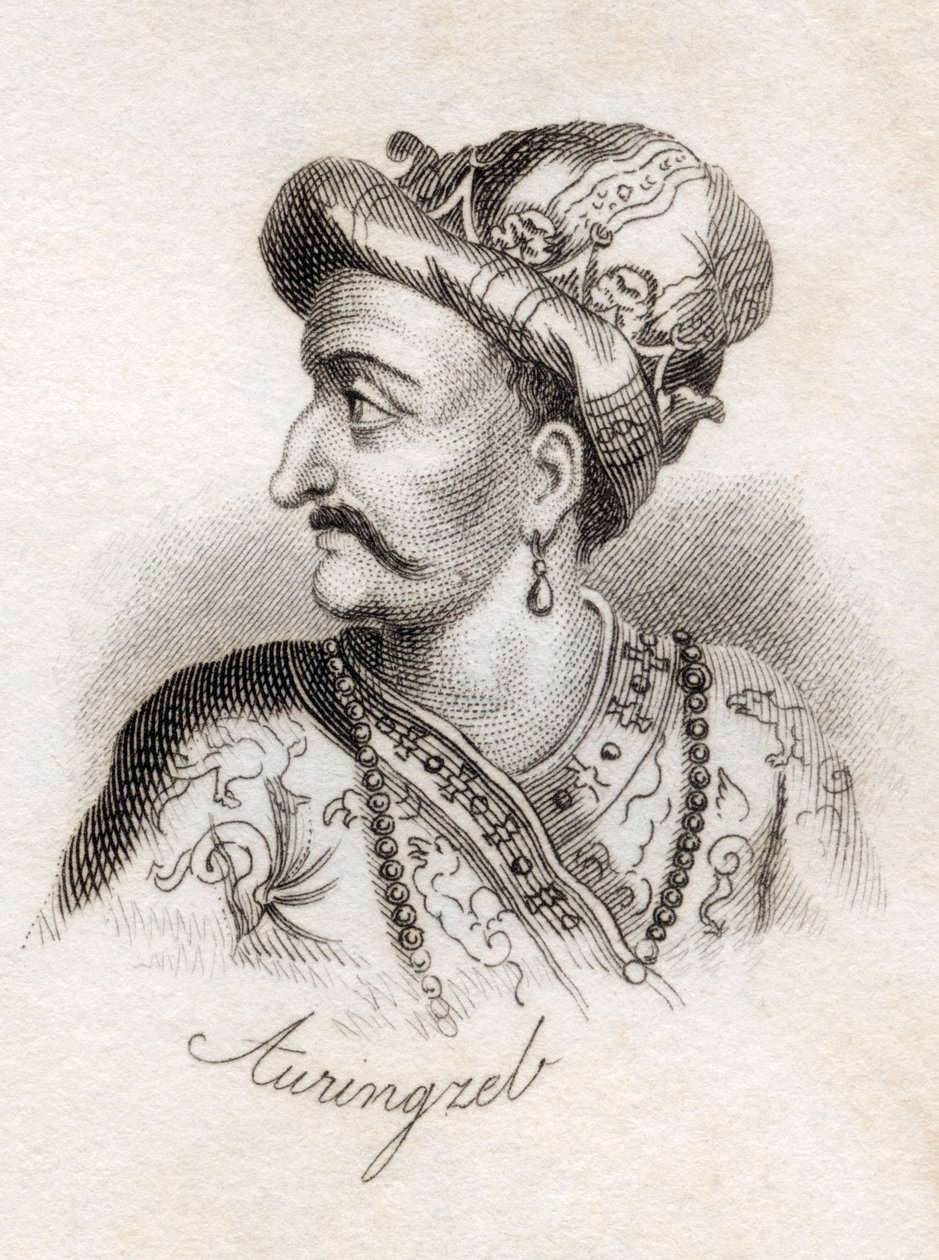 أورنجزيب الأول ، من "قاموس كراب التاريخي" ، نُشر عام 1825 بواسطة مدرسة اللغة الإنجليزية