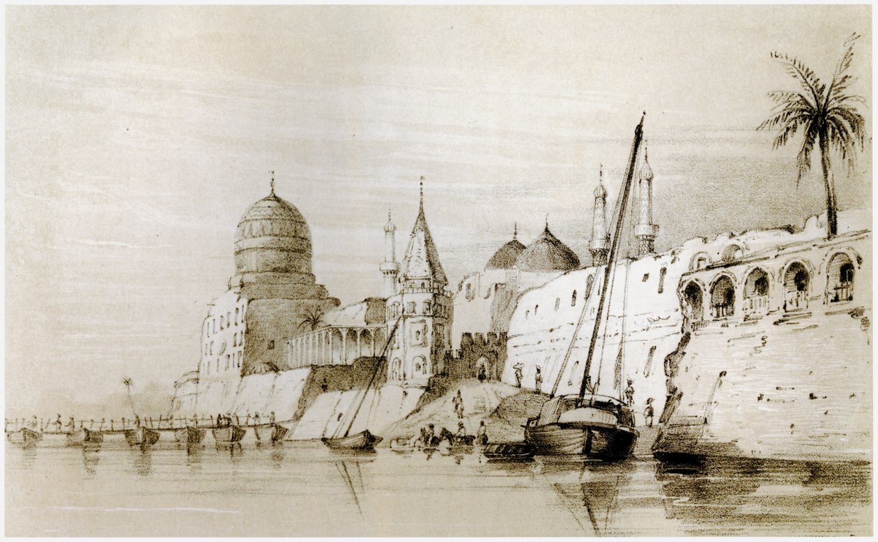 بغداد ، 1834-1837 (رسم) بواسطة مدرسة اللغة الإنجليزية