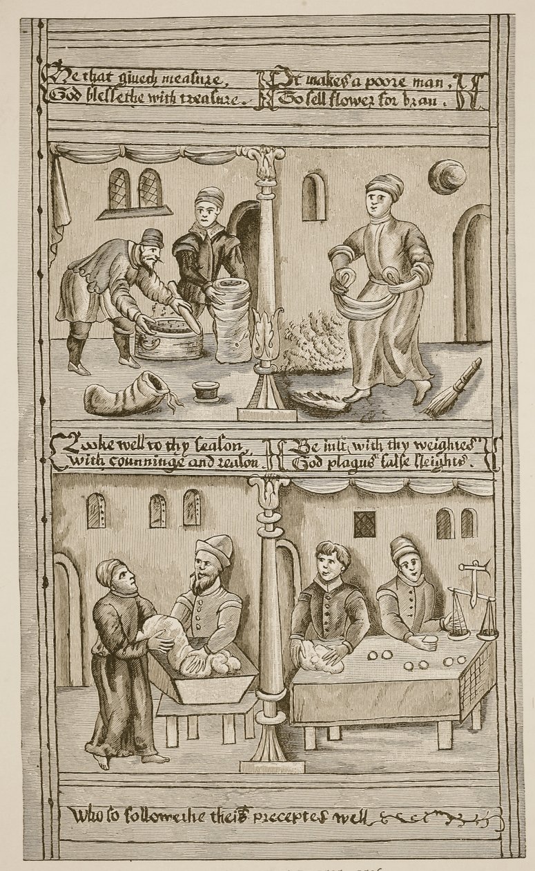 بيكرز أوف يورك ، 1595-1596 (صورة بني داكن) بواسطة مدرسة اللغة الإنجليزية