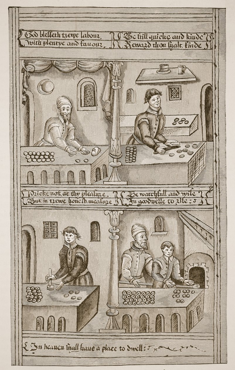 بيكرز أوف يورك ، 1595-1596 (صورة بني داكن) بواسطة مدرسة اللغة الإنجليزية