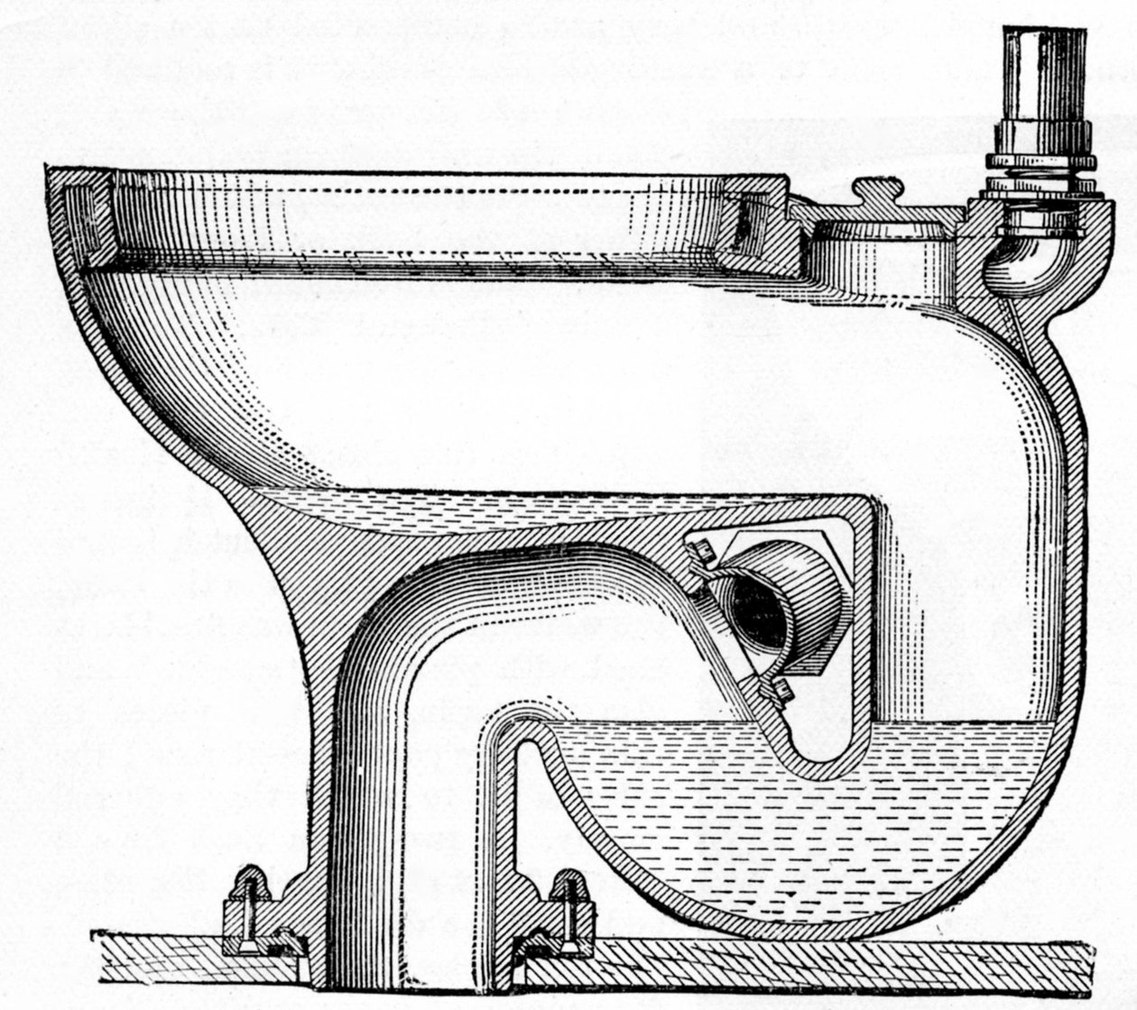 Bostels No 7 Exclesior Wash-Out Toilet ، 1870 بواسطة مدرسة اللغة الإنجليزية