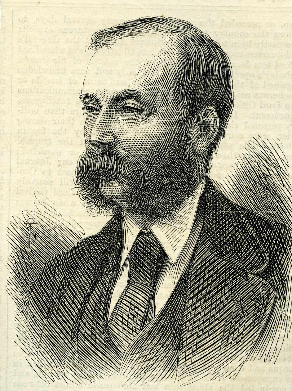العميد ، السير أرشيبالد أليسون ، البارونة الثانية (1826-1907) من أخبار لندن المصورة 18 أبريل 1874 بواسطة مدرسة اللغة الإنجليزية