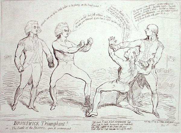 برونزويك انتصار! نشره J. Aitken في عام 1789 (حفر) بواسطة مدرسة اللغة الإنجليزية