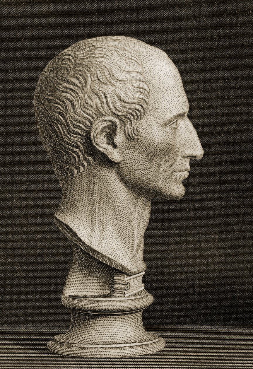 تمثال نصفي Gaius Germanicus Caesar (AD12-41) بواسطة مدرسة اللغة الإنجليزية