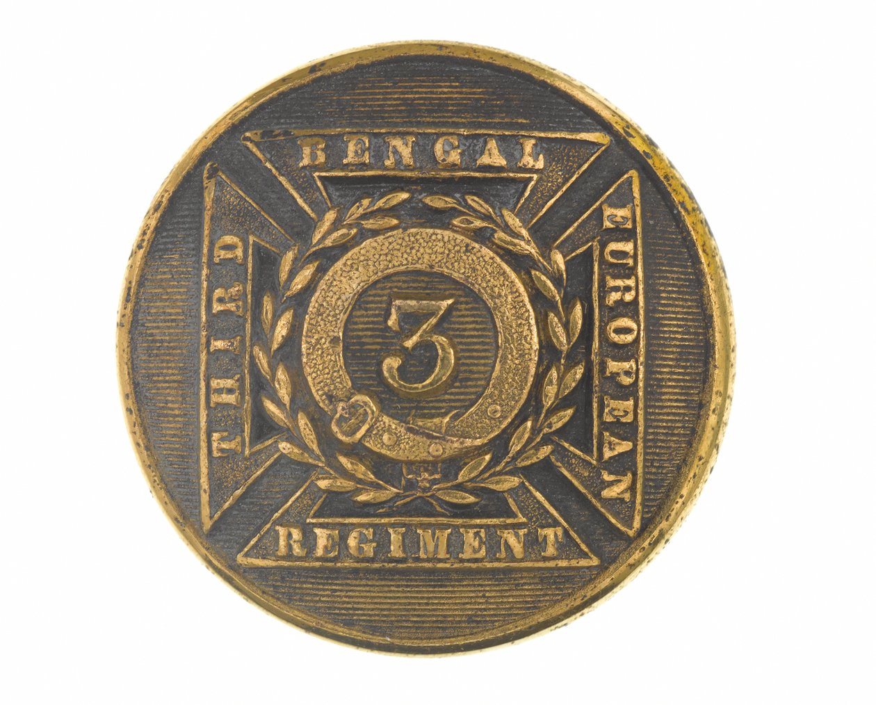 زر ، ضابط ، الفوج البنغال الأوروبي الثالث ، 1854-1861 بواسطة مدرسة اللغة الإنجليزية