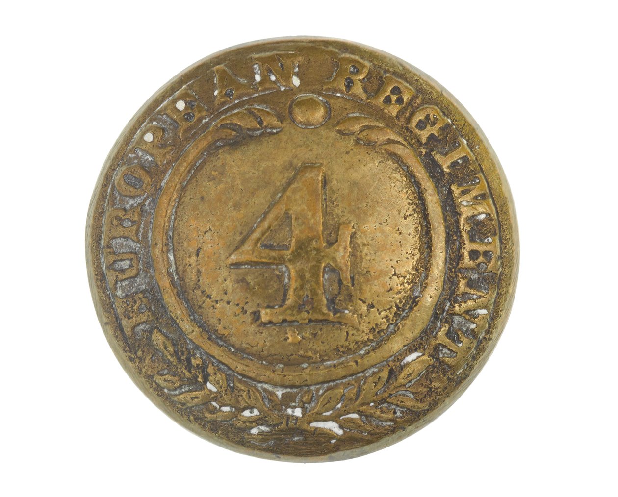 زر ، رتب أخرى ، الفوج البنغال الأوروبي الرابع ، 1855-1861 بواسطة مدرسة اللغة الإنجليزية