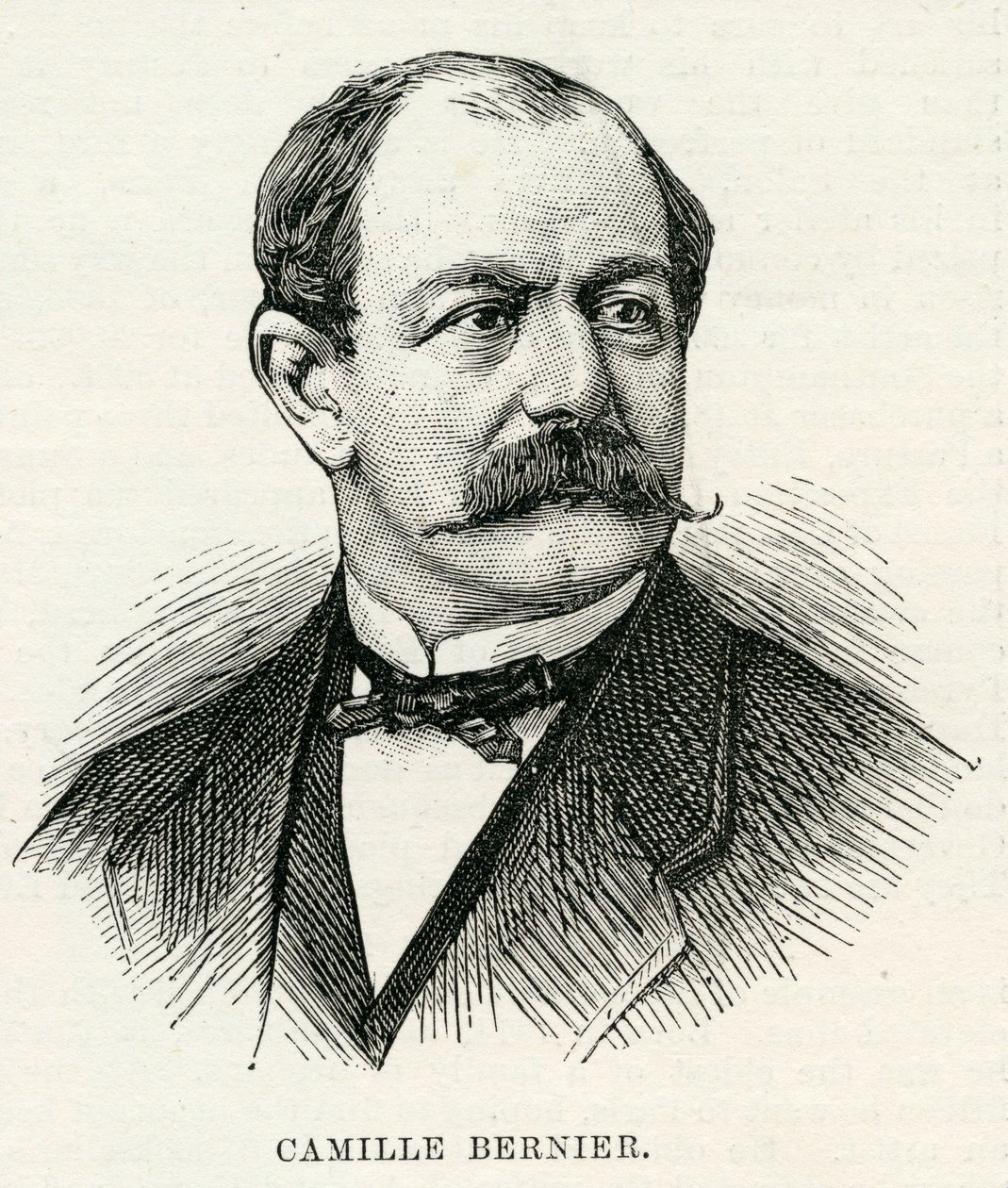 كميل بيرنييه (1823-1902) من "أخبار لندن المصورة" ، مايو 1884 (نقش) بواسطة مدرسة اللغة الإنجليزية