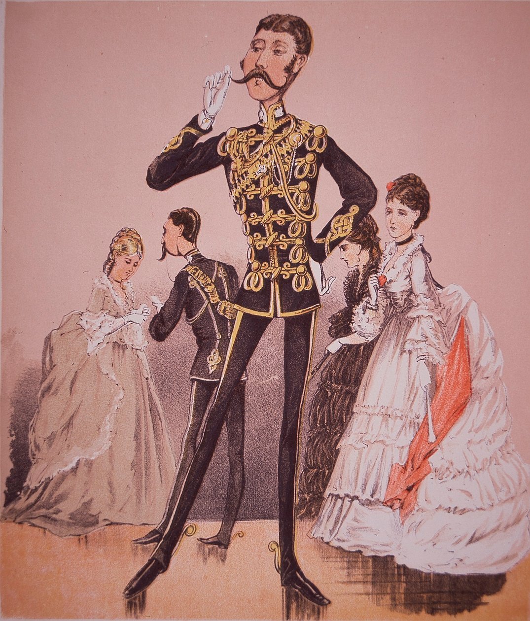 Caricature of 10th Prince of Wales