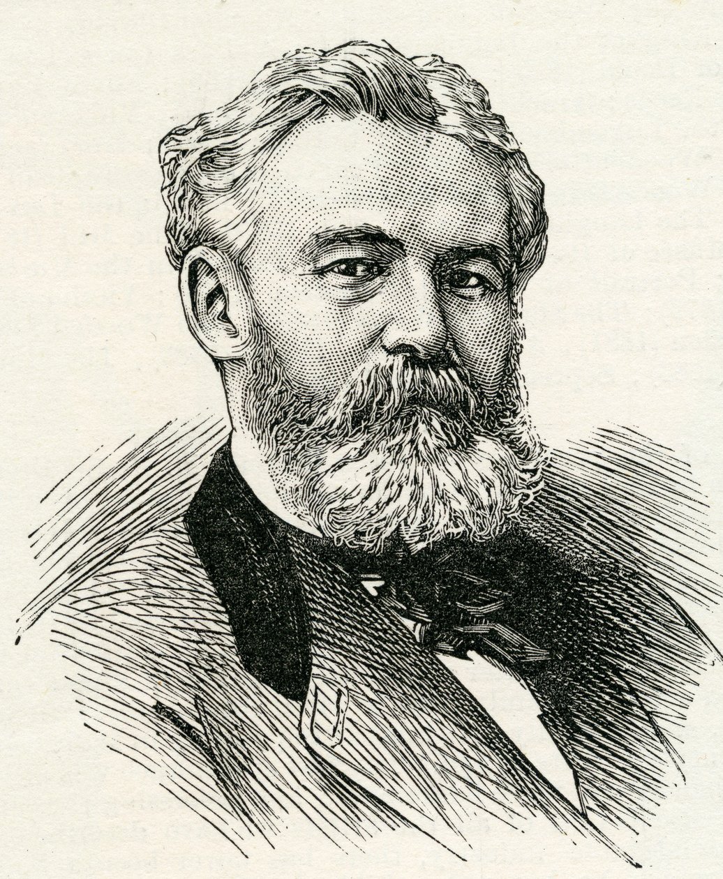 تشارلز بوسون (1822-1908) من "أخبار لندن المصورة" مايو 1884 (نقش) بواسطة مدرسة اللغة الإنجليزية