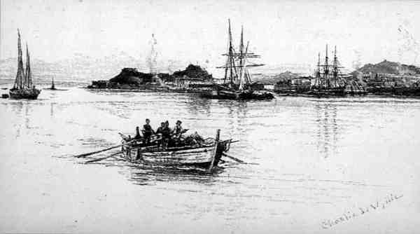 كورفو ، اليونان ، من كتاب "البحر المتوسط الرائع" ، المجلد 3 ، نقش تشارلز ويليام ويلي (1853-1923) ، نشرته شركة Cassell and Co. بواسطة مدرسة اللغة الإنجليزية