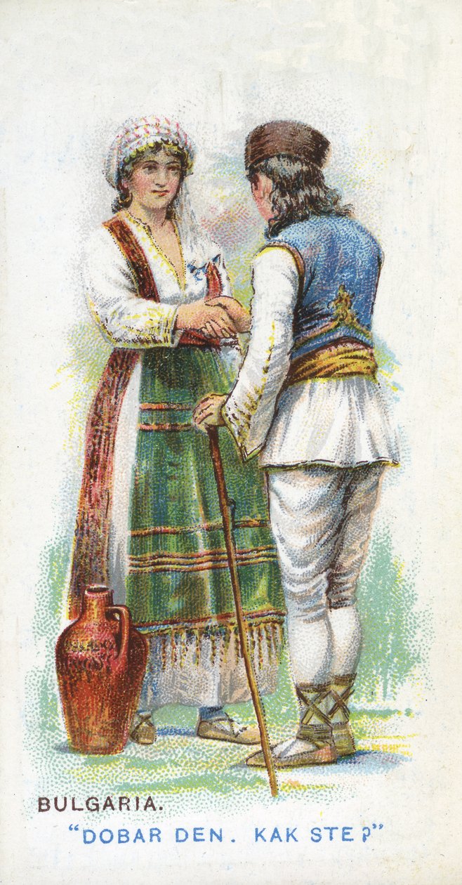 تحية عرفية في بلغاريا 1907 بواسطة مدرسة اللغة الإنجليزية