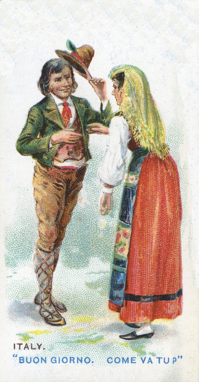 تحية عرفية في إيطاليا 1907 بواسطة مدرسة اللغة الإنجليزية