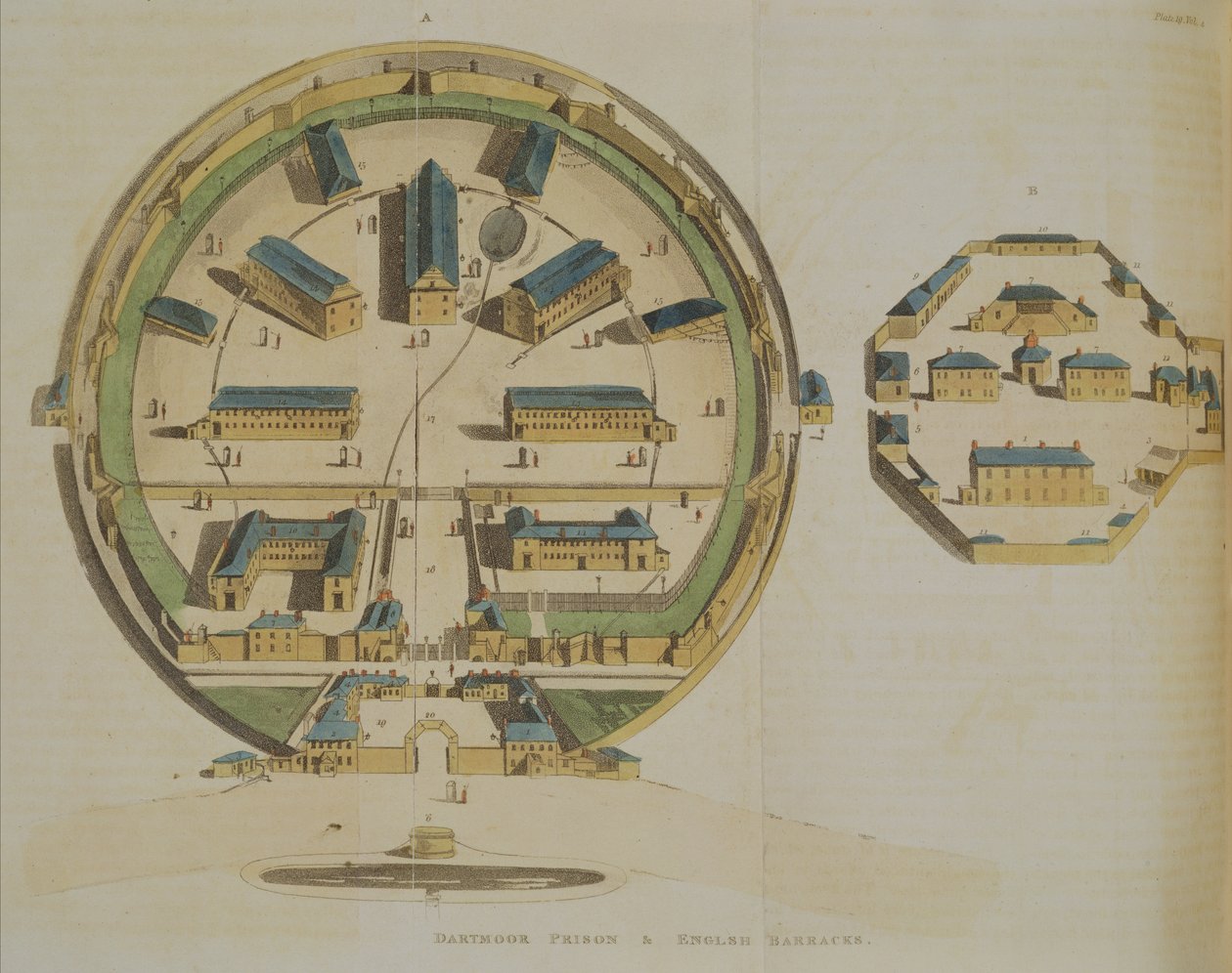 سجن دارتمور ، 1810 بواسطة مدرسة اللغة الإنجليزية