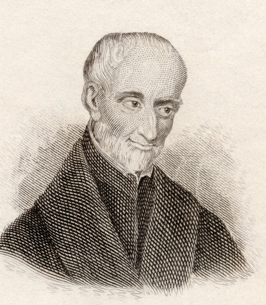 دينيس بيتو ، من "قاموس كراب التاريخي" ، نُشر عام 1825 بواسطة مدرسة اللغة الإنجليزية